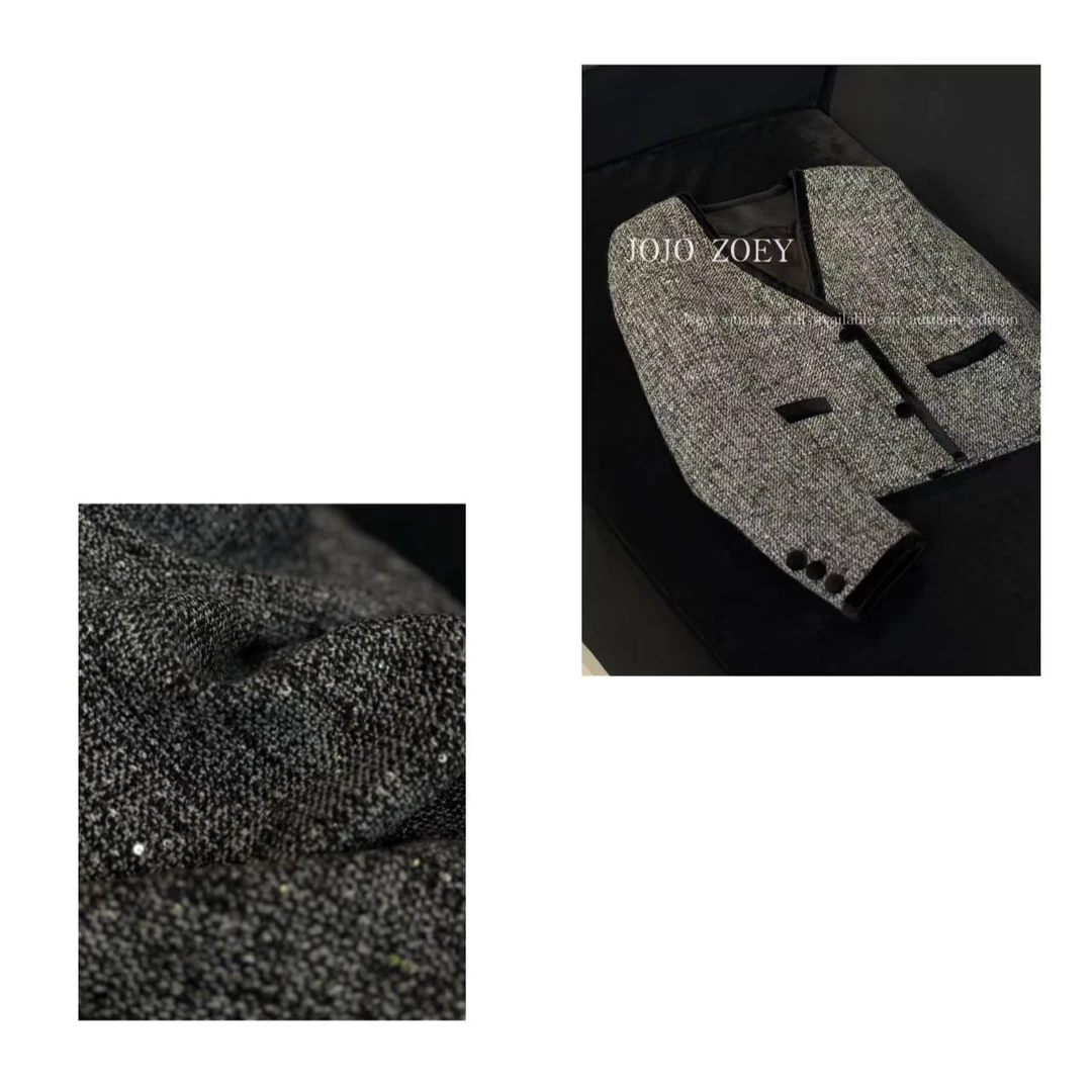 JOJO ZOEY【清仓NO退换】包边细闪小香风外套轻奢高定wt-68558