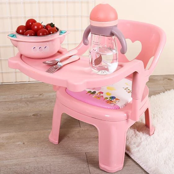 加厚儿童餐椅卡通叫叫椅子家用可拆卸幼儿园防滑小凳子小孩饭凳