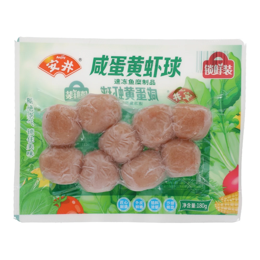 安井咸蛋黄虾球180g