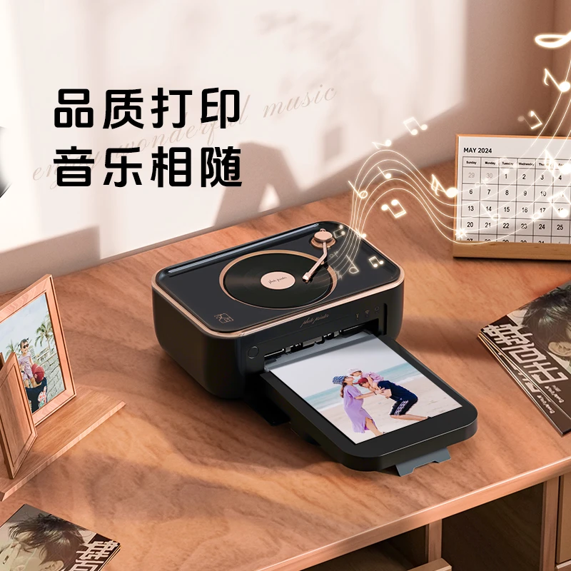 汉印CP6000蓝牙音箱照片打印机家用相机照片打印多种模板彩色无线