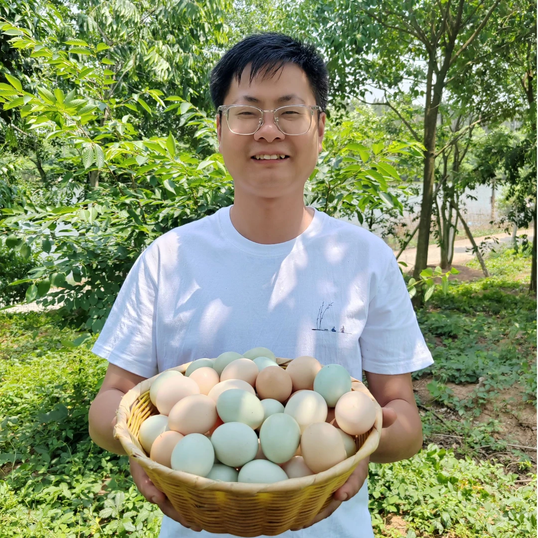 湖北荆门林间散养土鸡蛋鲜鸡蛋30枚0抗0激素绿色健康鸡蛋