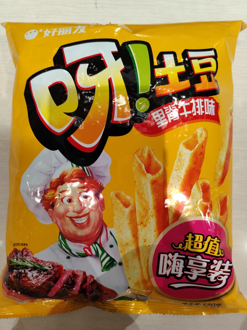 好丽友呀！土豆里脊牛排味130g