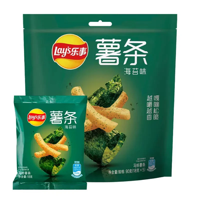 乐事真脆薯条海苔味90g