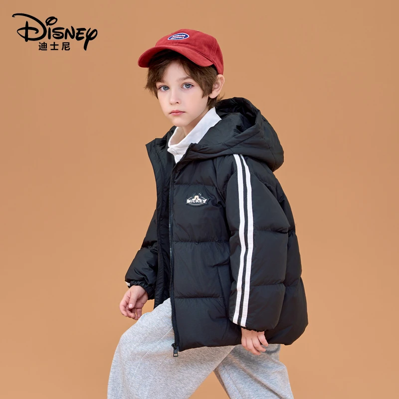 Disney/迪士尼儿童羽绒服男女童秋冬连帽外套XPE4SU019-NZB