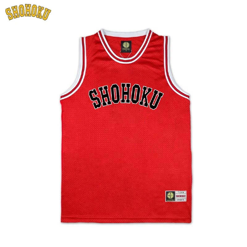 SHOHOKU篮球服篮球服篮球衣运动服队服背心无袖速干夏季透气网眼