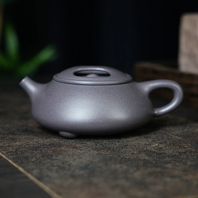 牛盖石瓢220cc/天青正宗宜兴纯手工小紫砂壶0480泡茶壶茶具