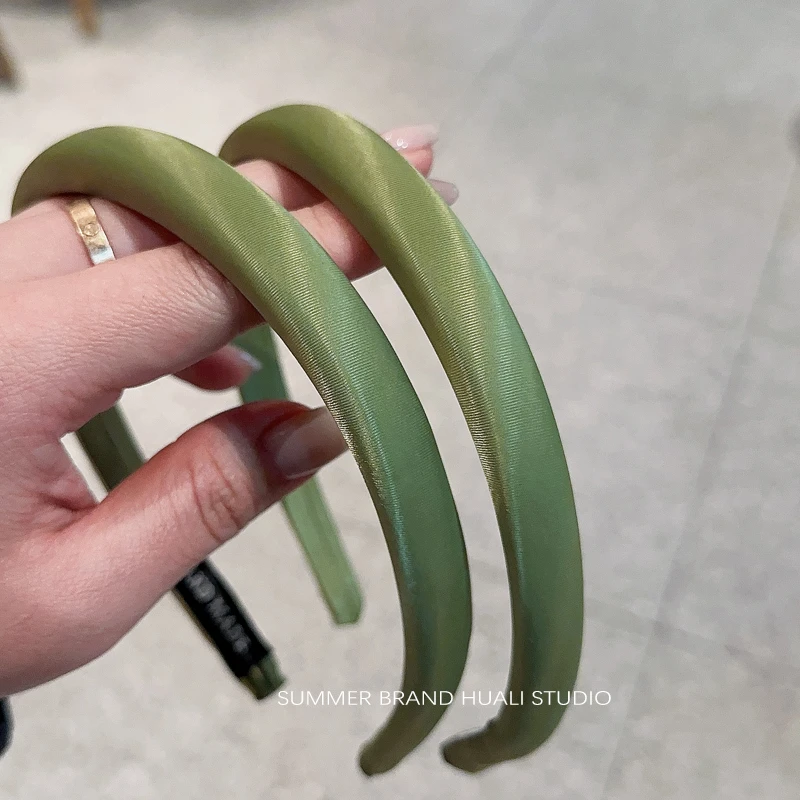 许红豆同款发箍刘亦菲发卡绿色发捆压发简约发夹