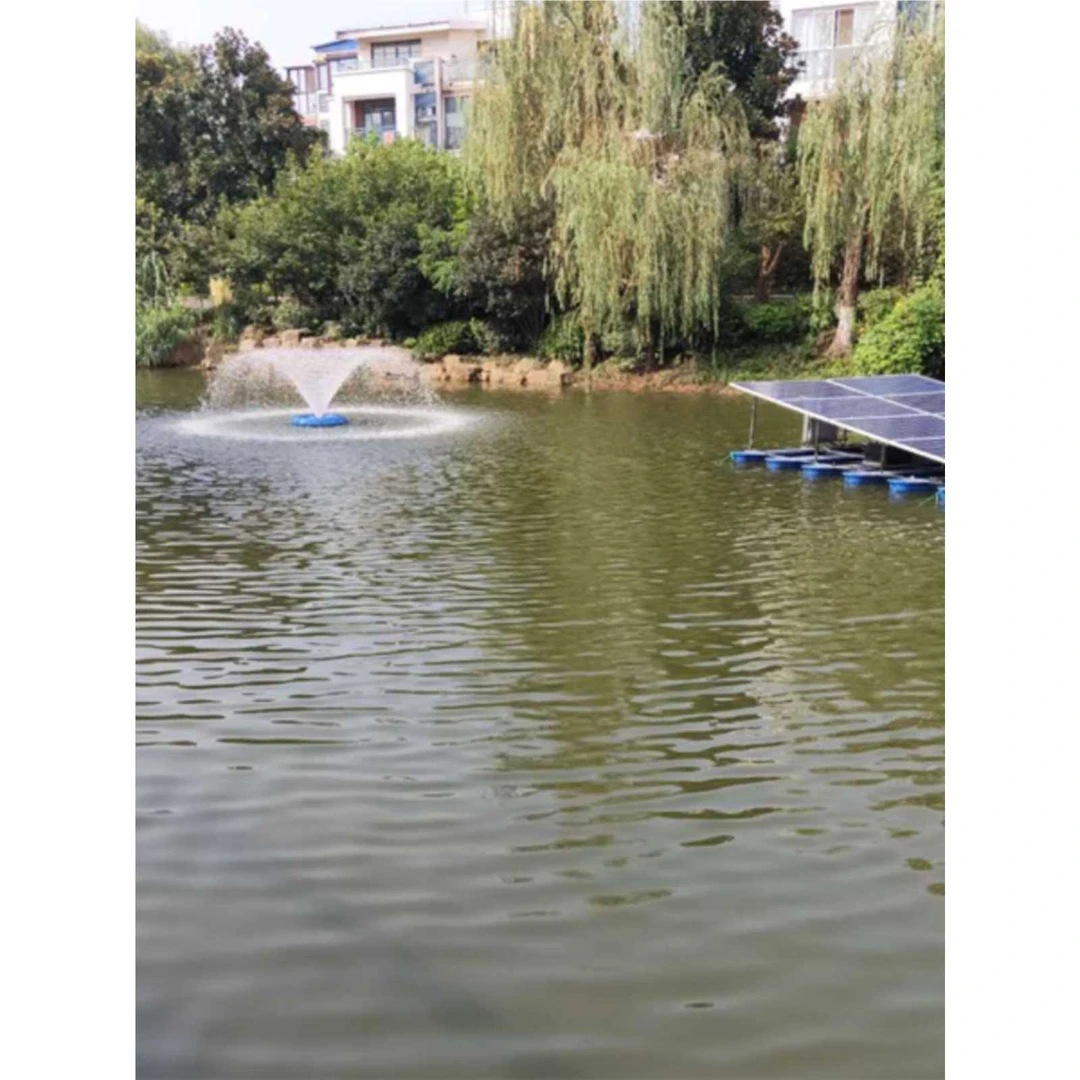 太阳能鱼塘增氧机户外24V48V直流大功率750W浮水泵CX太阳能曝气机
