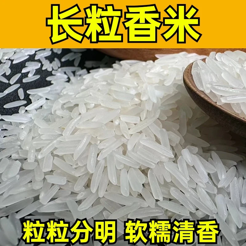 长粒香米大米丝苗米10斤装猫牙米新鲜优质生态大米20斤装农家大米
