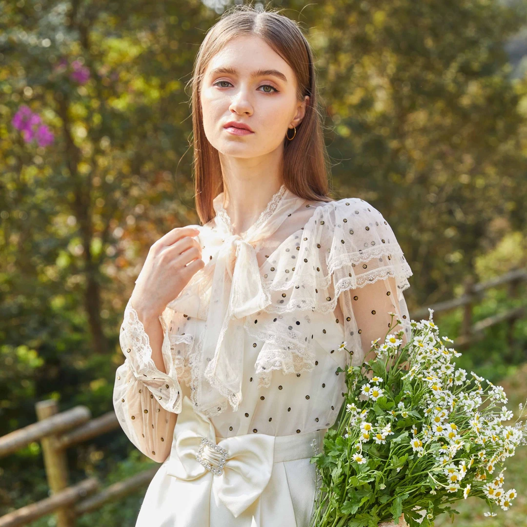 【林一专属】SEEVIA席薇亚高定优雅时尚女式上衣8221916