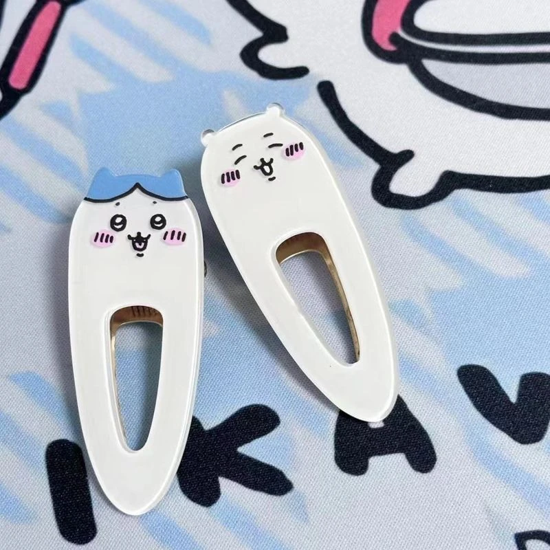 新款吉伊卡哇chiikawa发夹小红书同款可爱卡通小八鸭嘴夹学生少女