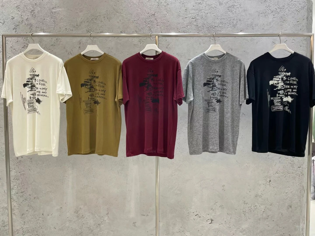 韩国东大门涂鸦字母短袖T（不支持退）