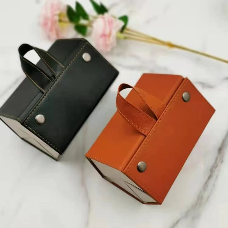 家用时尚新品多格眼镜收纳盒男女款折叠便携高级感抗压墨镜眼镜盒