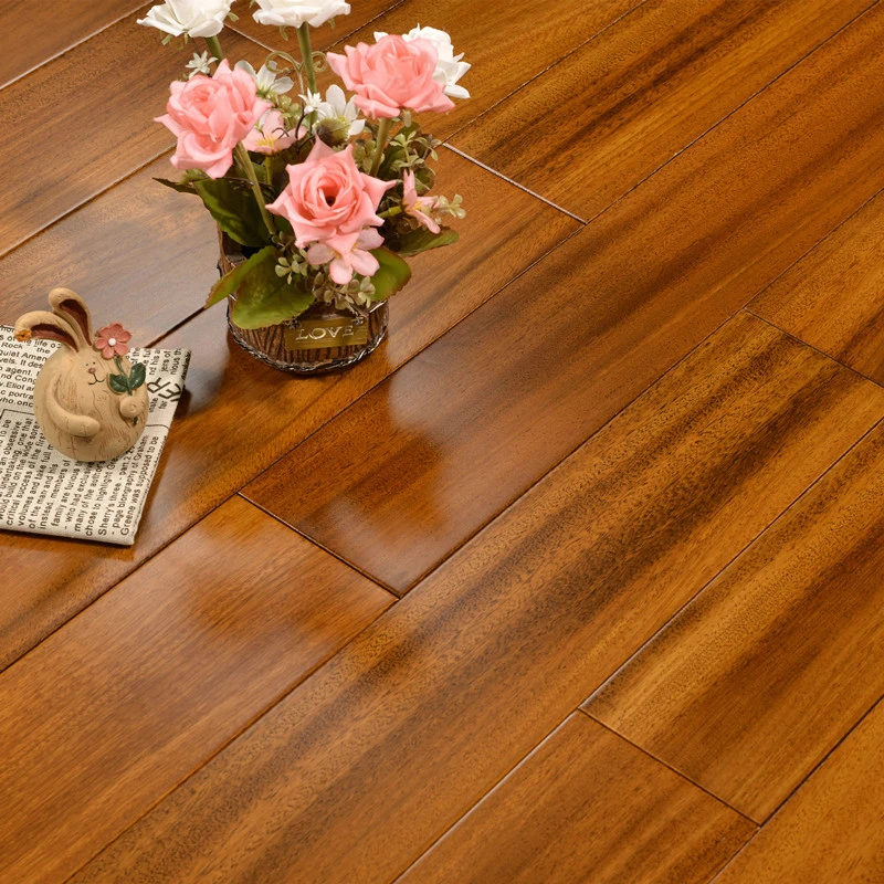 南浔佳煜家居柚木橡木圆盘豆番龙眼实木地板室内家用