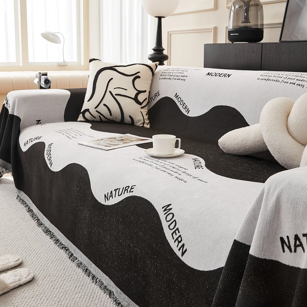 2025新款沙发盖巾四季通用简约防猫抓扶手靠背一体全包沙发套全盖