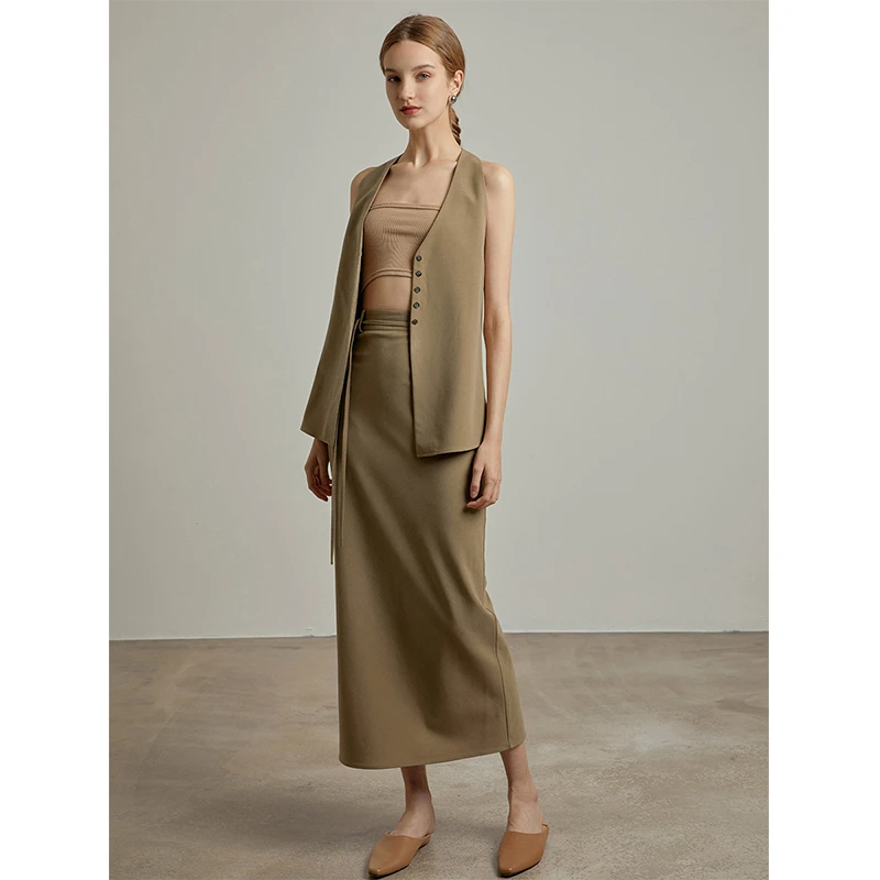 断码折扣｜布朗冰咖NO.2 通勤风西服套装MSCHW0417+MSCHQ0418