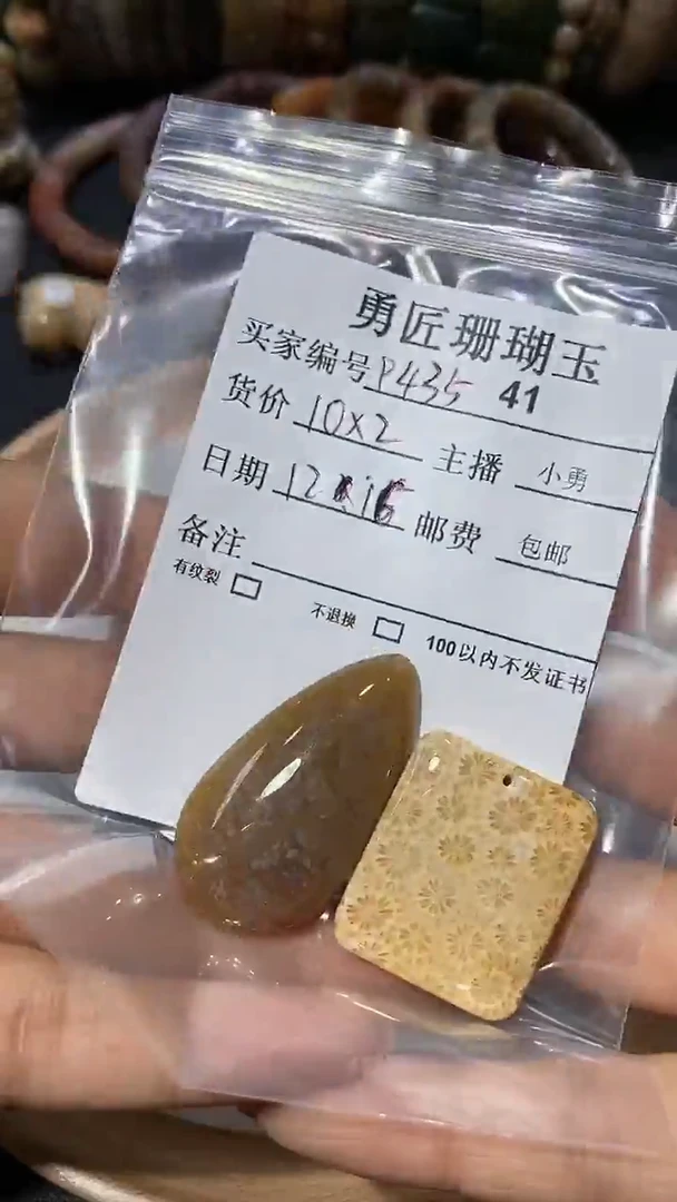 【闪购商品】硅化玉颈饰未镶嵌41