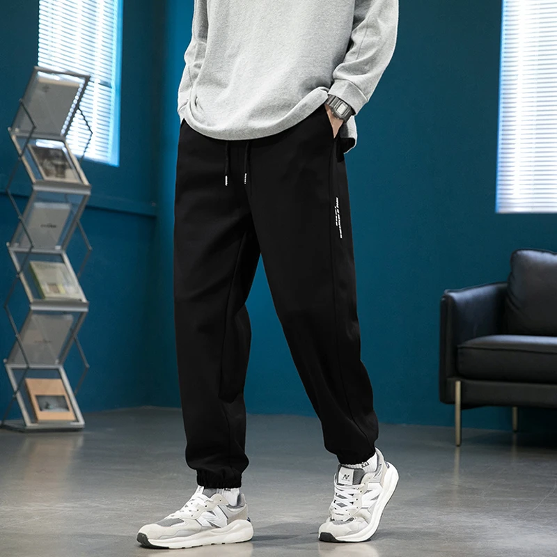 春秋季运动休闲裤男束脚裤初高中学生韩版潮潮流百搭青少年卫裤男