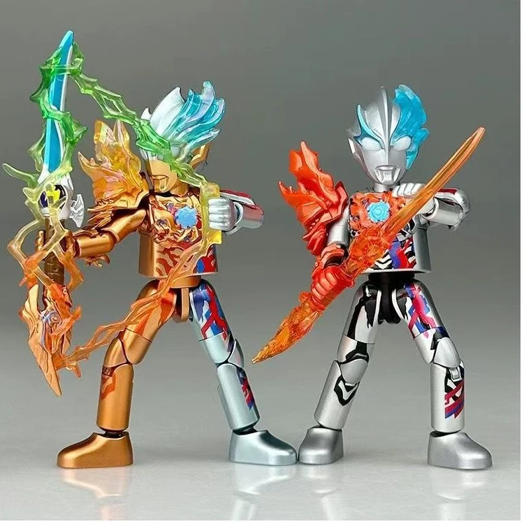 布鲁可奥特曼积木可动人群星版闪耀版拼装积木