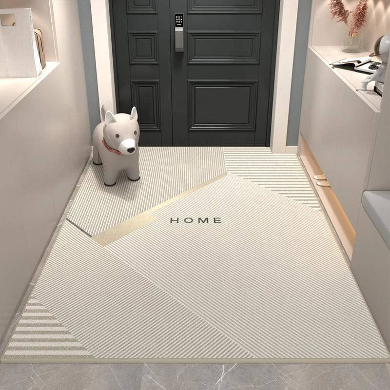 水晶绒脚垫入户地垫家用地毯玄关地毯吸水可裁剪免洗耐磨耐脏防水