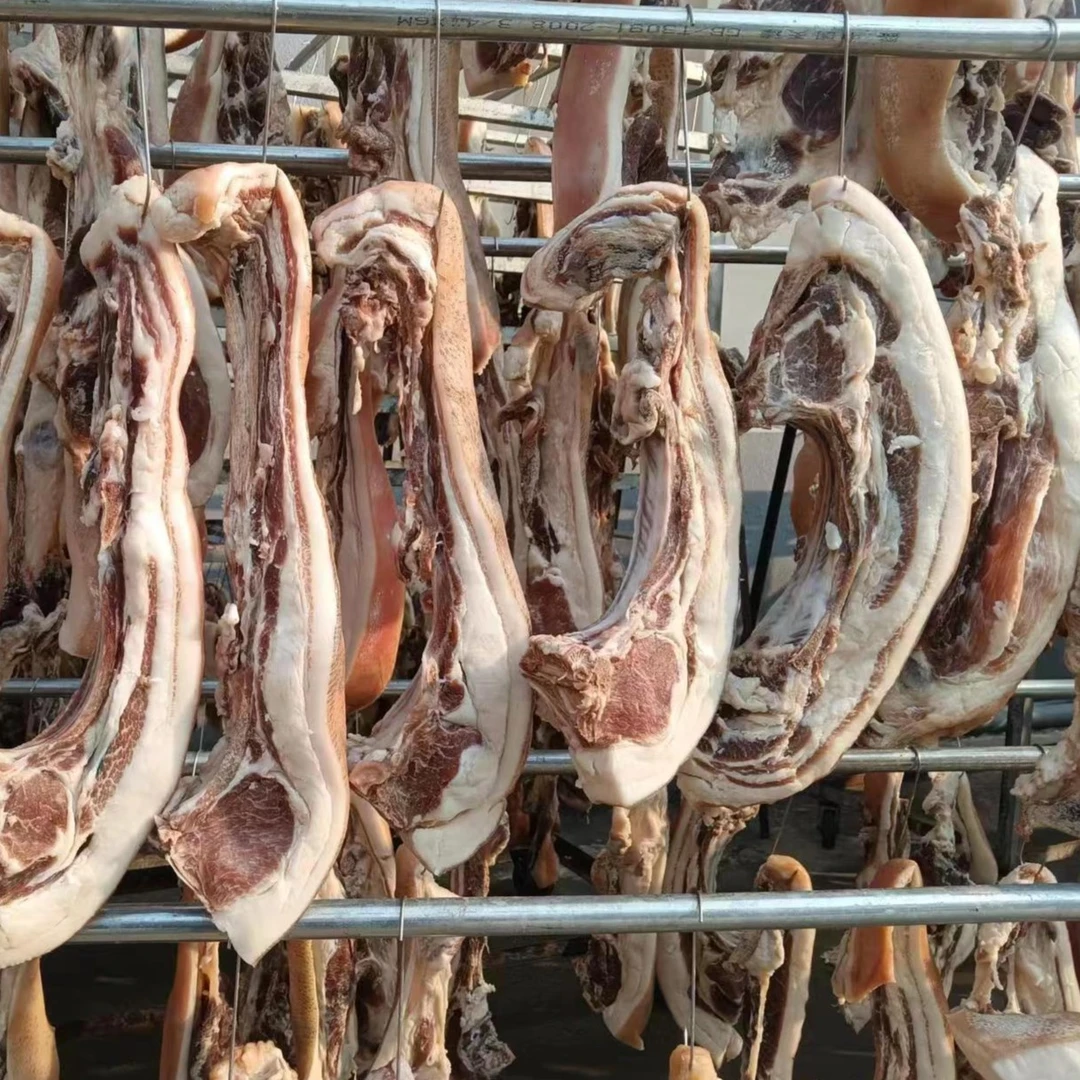 安徽大别山金寨黑猪腊肉咸肉农家风味散养土猪肉3斤【送干豇豆】