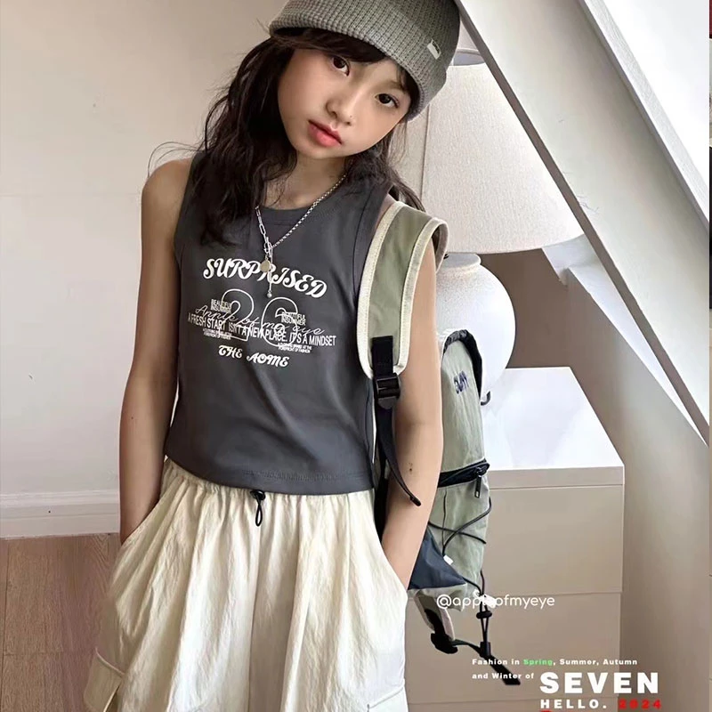 45-中大童洋气连帽拼接外套男女童潮酷上衣