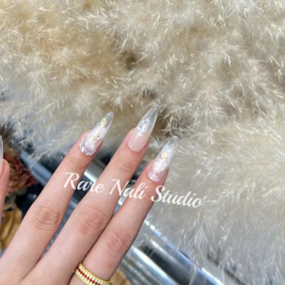 【江南烟雨】rarenailstudio纯手工穿戴甲