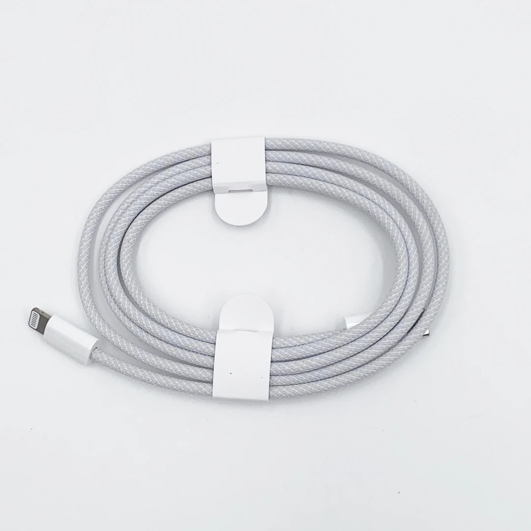 99新 Apple/苹果 原装PD编织线Lightning口快充线触控板20W数据线