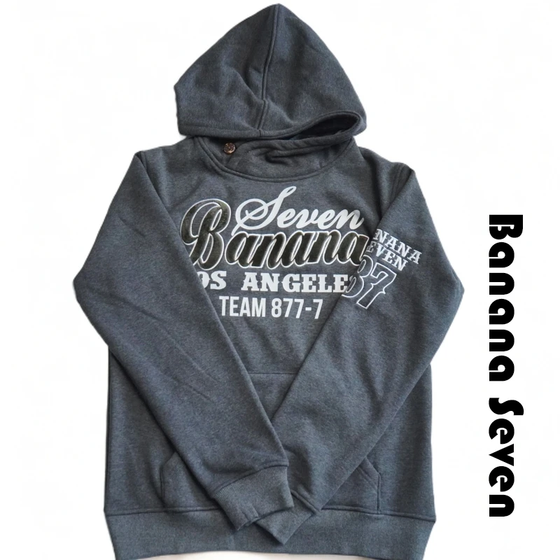 外贸尾单品牌美式百搭休闲套头圆领卫衣男女春秋季24新款宽松卫衣