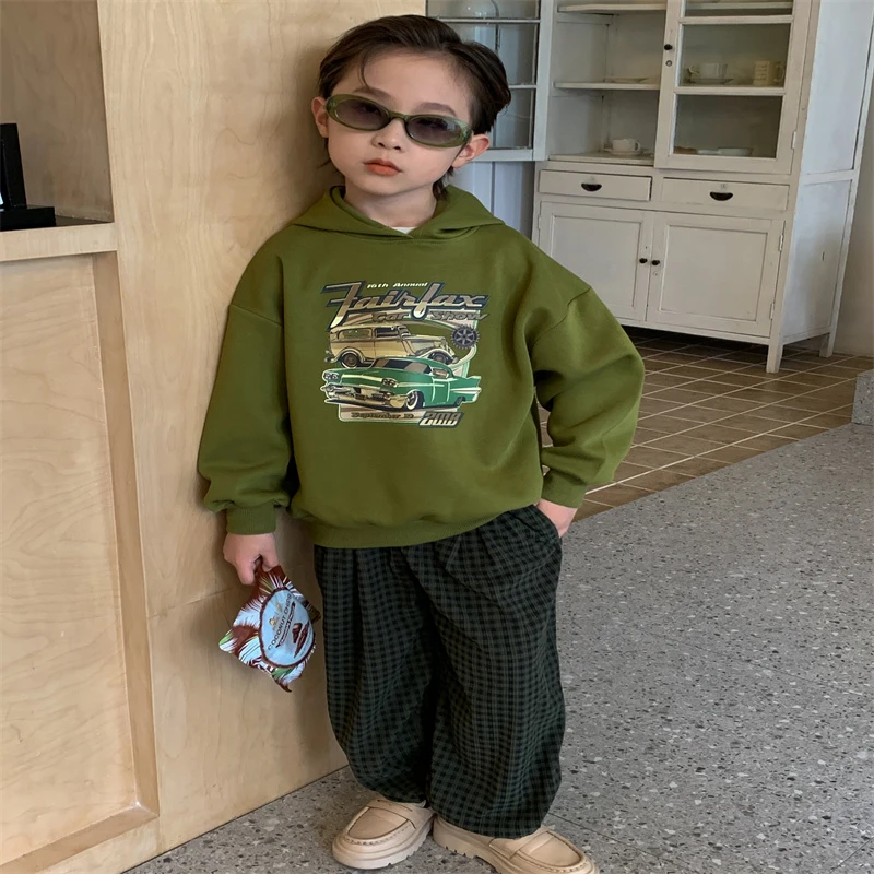 （单裤）1128【熙】儿童时尚格子休闲裤-79076