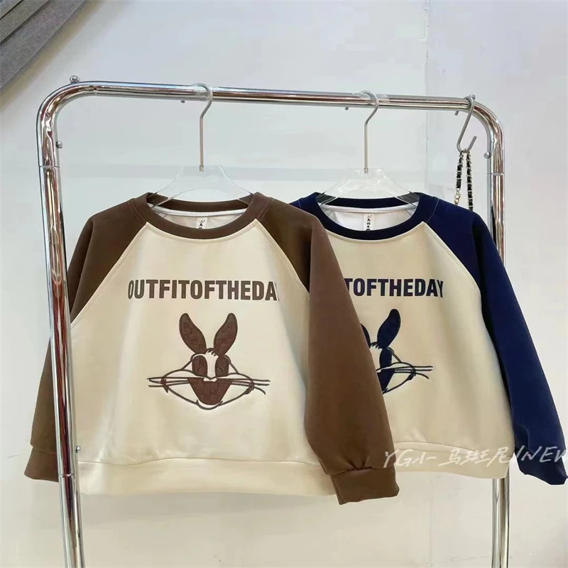 302【小马】大童亲子时尚休闲套头卫衣-6701