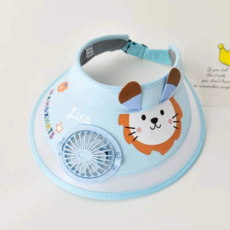 （1顶装 款式颜色任发）718男童8-12岁休闲风扇帽