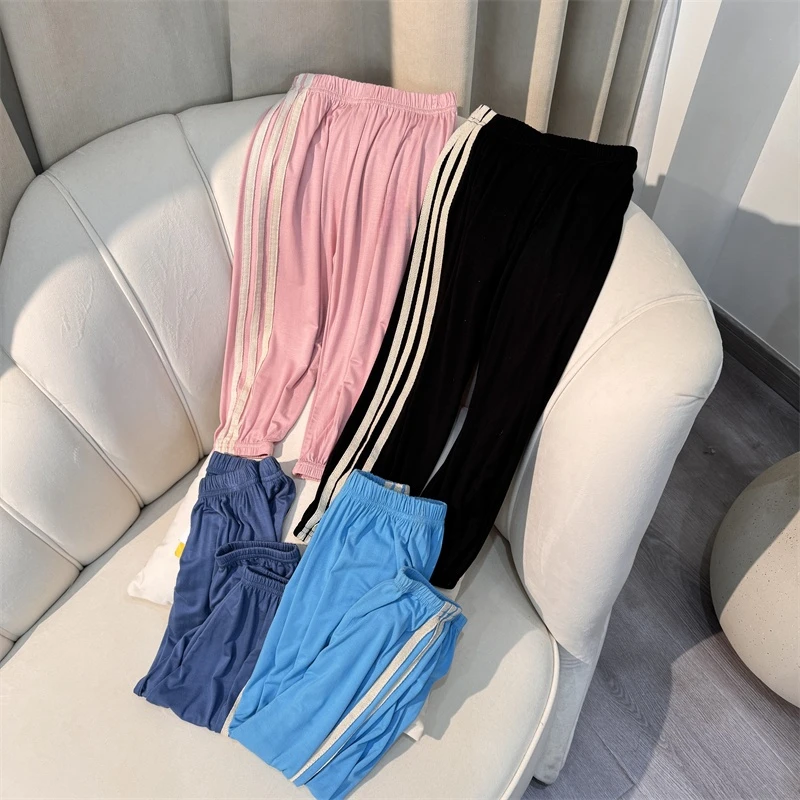 （2条装 有标无标任发 ）218儿童时尚休闲防蚊九分裤-333018