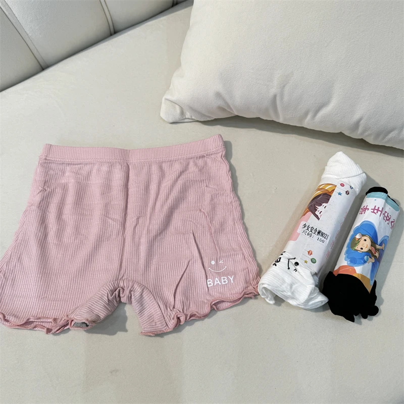 （3条装 颜色任发）719儿童时尚休闲少女安全打底裤-NO21