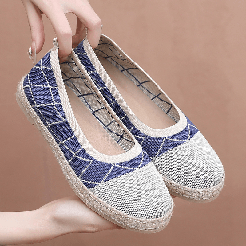 夏季老北京布鞋女透气舒适妈妈鞋软底防滑懒人鞋一脚蹬时尚休闲鞋