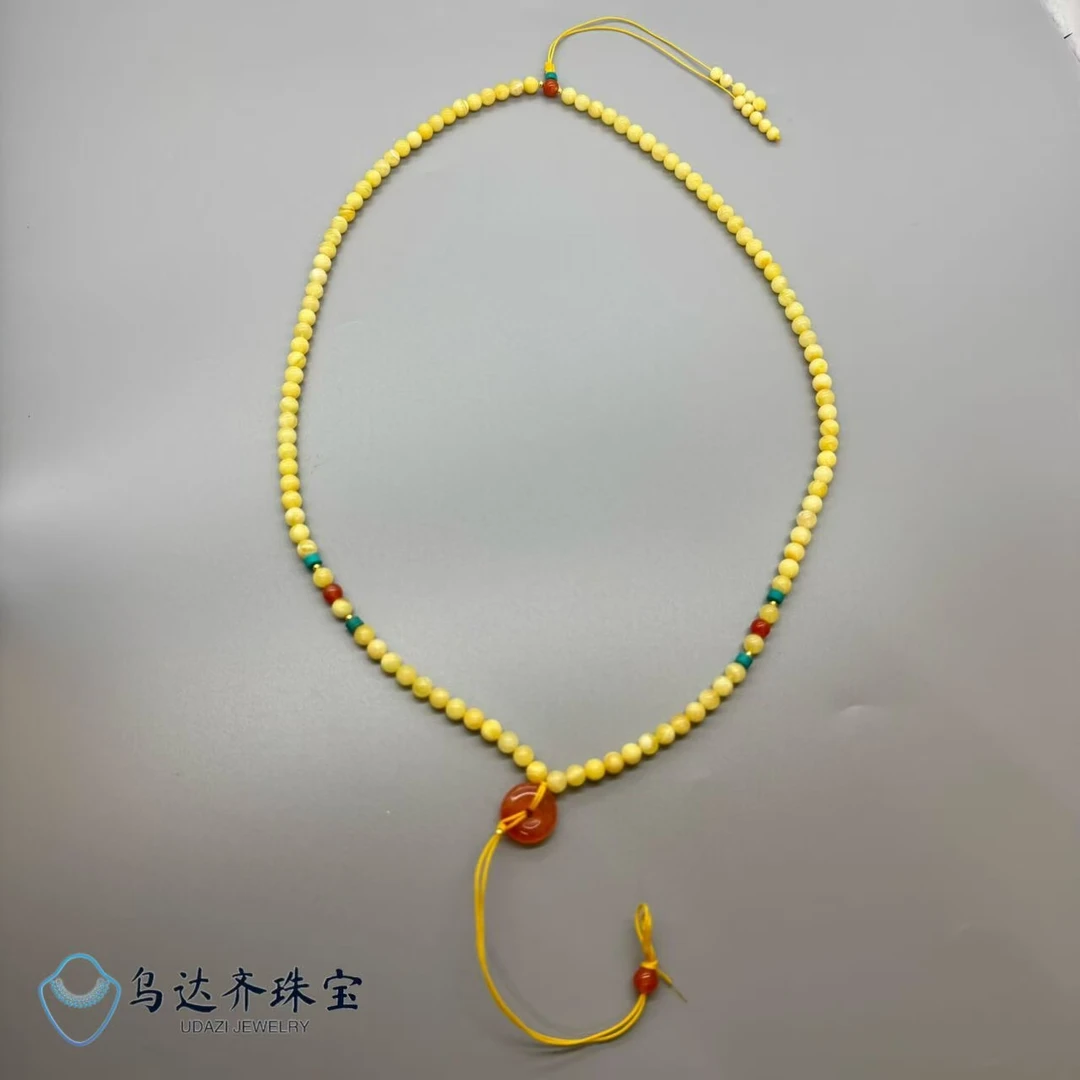 【乌达齐珠宝】5mm蜜蜡108毛衣链@多样性只发其中一个