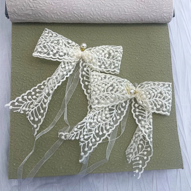 窗纱蝴蝶结窗帘绑带新款网红卧室系珍珠蕾丝绑带窗纱客厅扎束带款