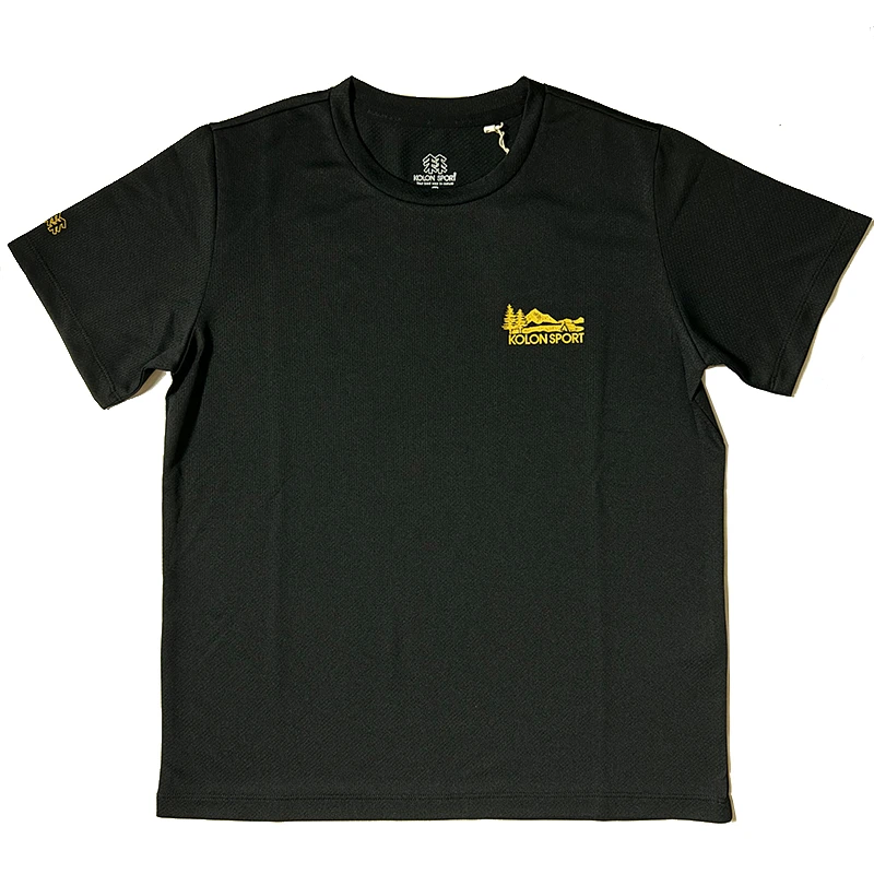 国现【直播专属】可隆福利品聚酯纤维黑色短袖TLZDX24101