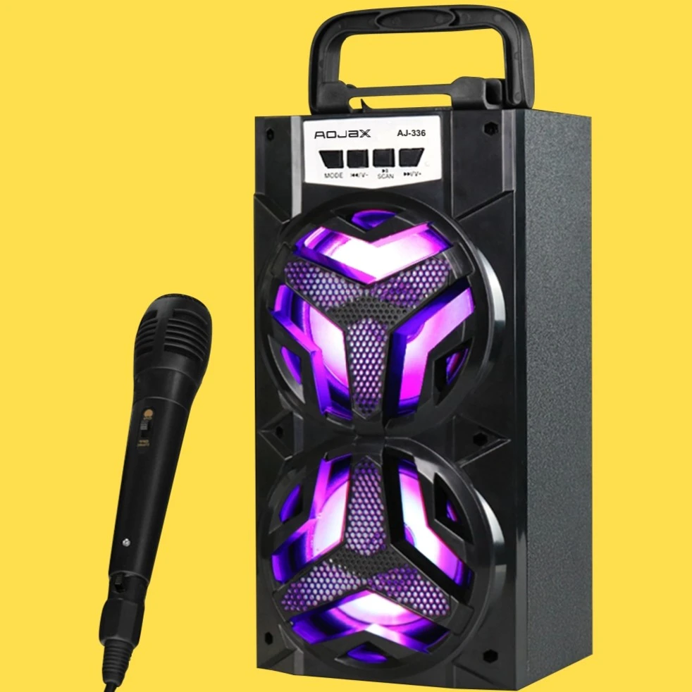 【送话筒】奥佳音响AOJAX-336手提便携式蓝牙音响音箱 大音量