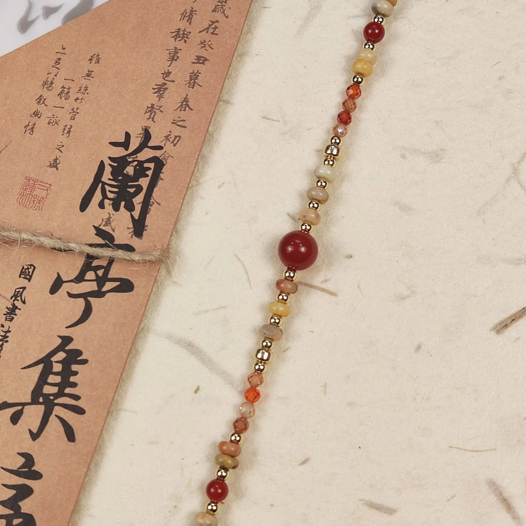 非金属手链 新中式手链 复古百搭民族风手链