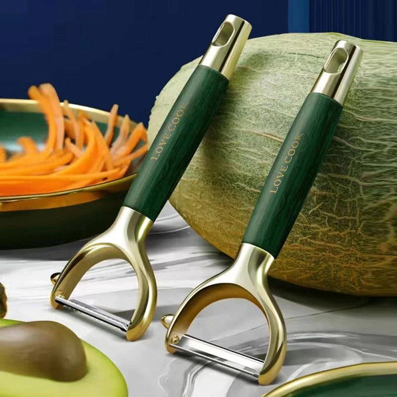 德国刀片不锈钢削皮刀厨房多功能刮皮器土豆水果刨皮刨刀去皮神器