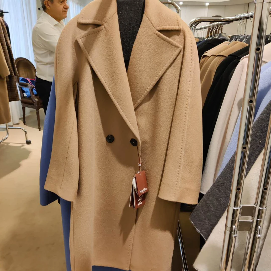 全新未使用 MaxMara Karim  中长款毛呢时尚大衣