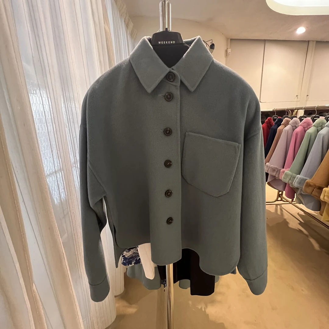 全新未使用  Maxmara EMIRO 毛呢风衣外套