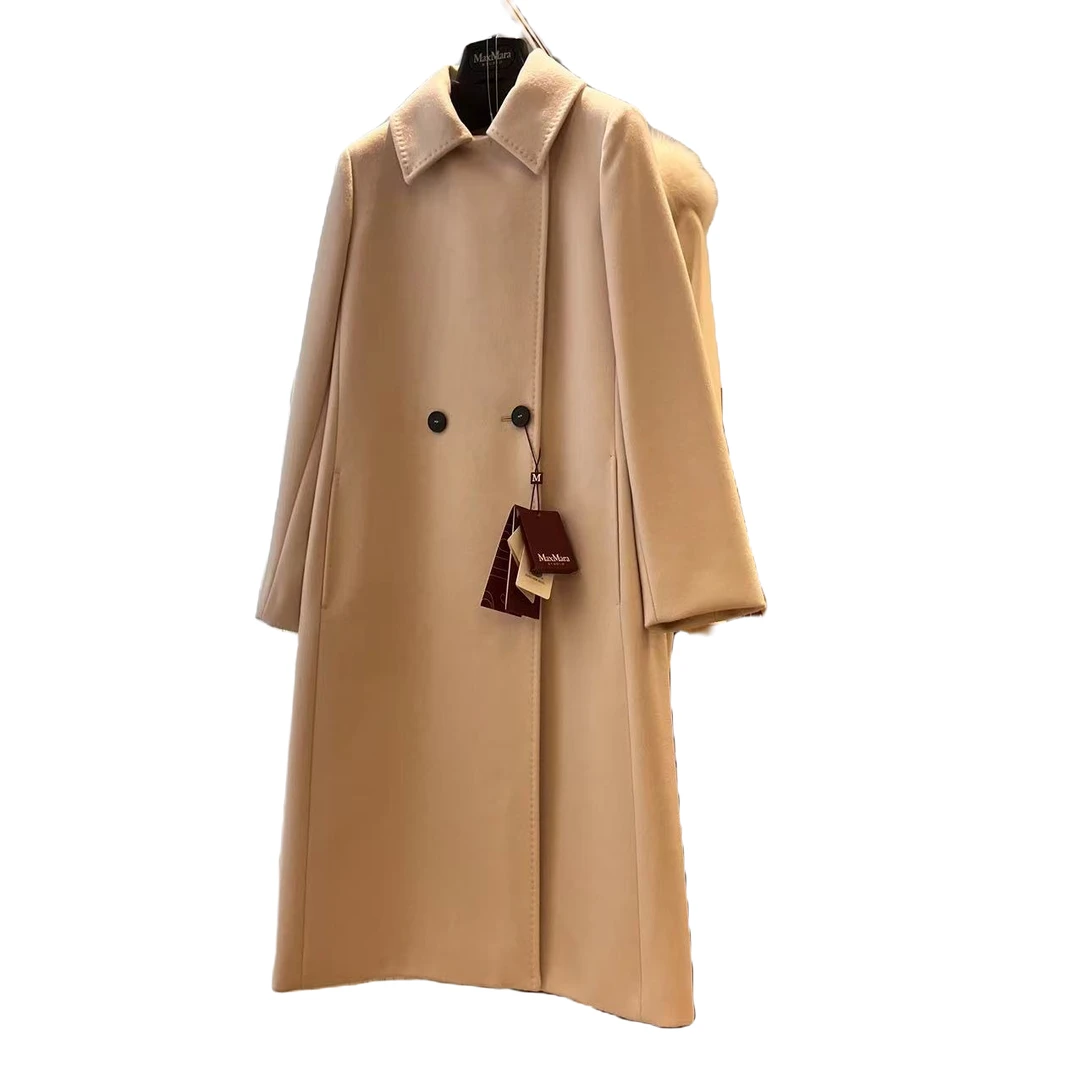 全新未使用 MaxMara Max Mara Bcollag 经典长款外套大衣