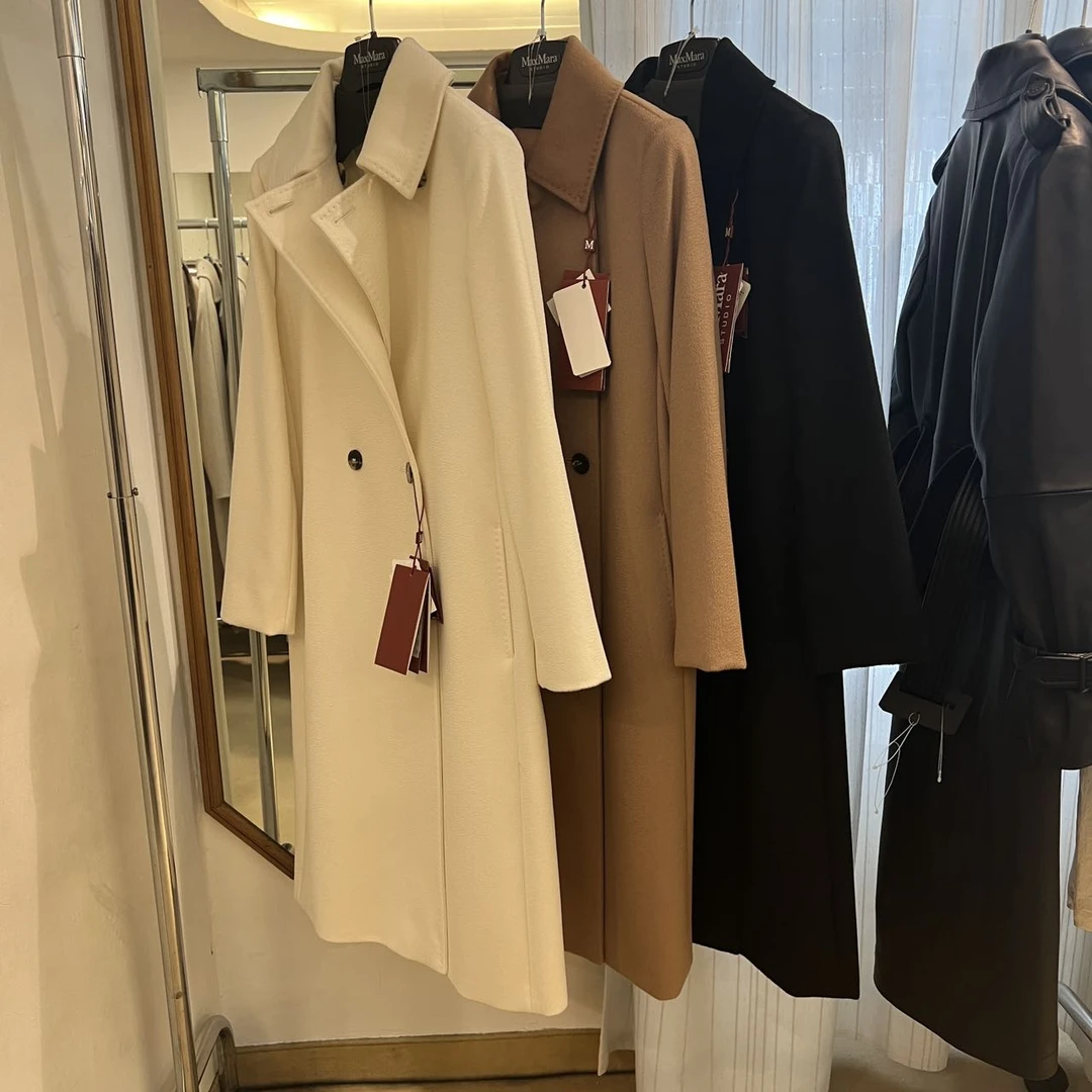全新未使用 MaxMara Bcollage 中长款秋冬气质大衣