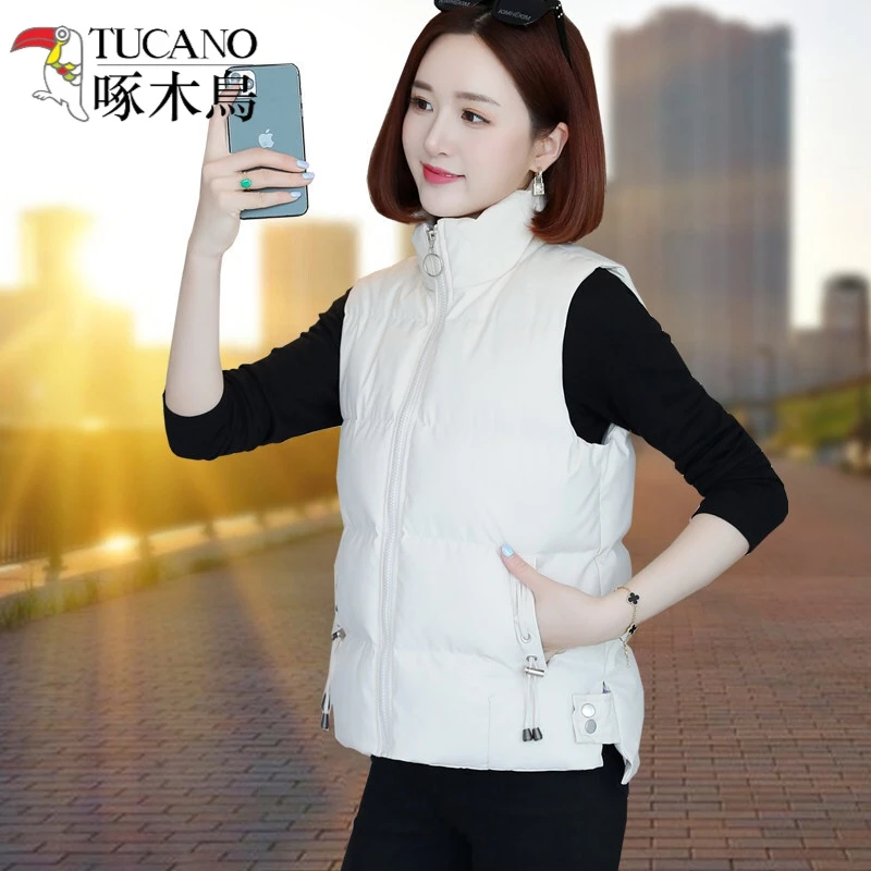 TUCANO/啄木鳥马甲女秋冬外穿2022新款韩版保暖坎肩背心女上衣