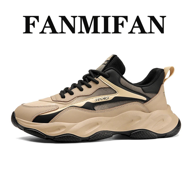 【FANMIFAN】秋冬新款臻选男士休闲鞋 增高透气运动鞋时尚百搭男鞋T