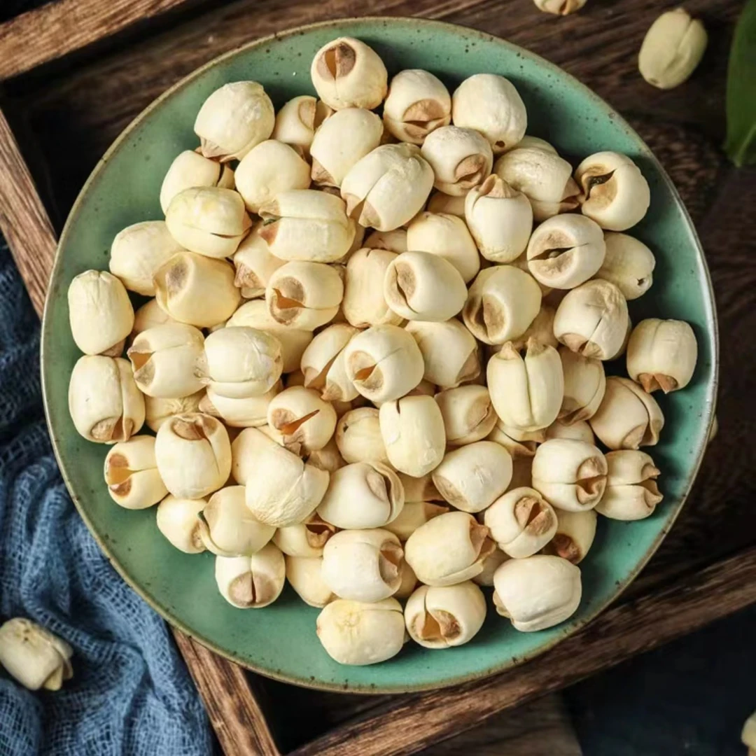 精选莲子磨皮去芯无心正宗白连子新鲜干货500g/250g
