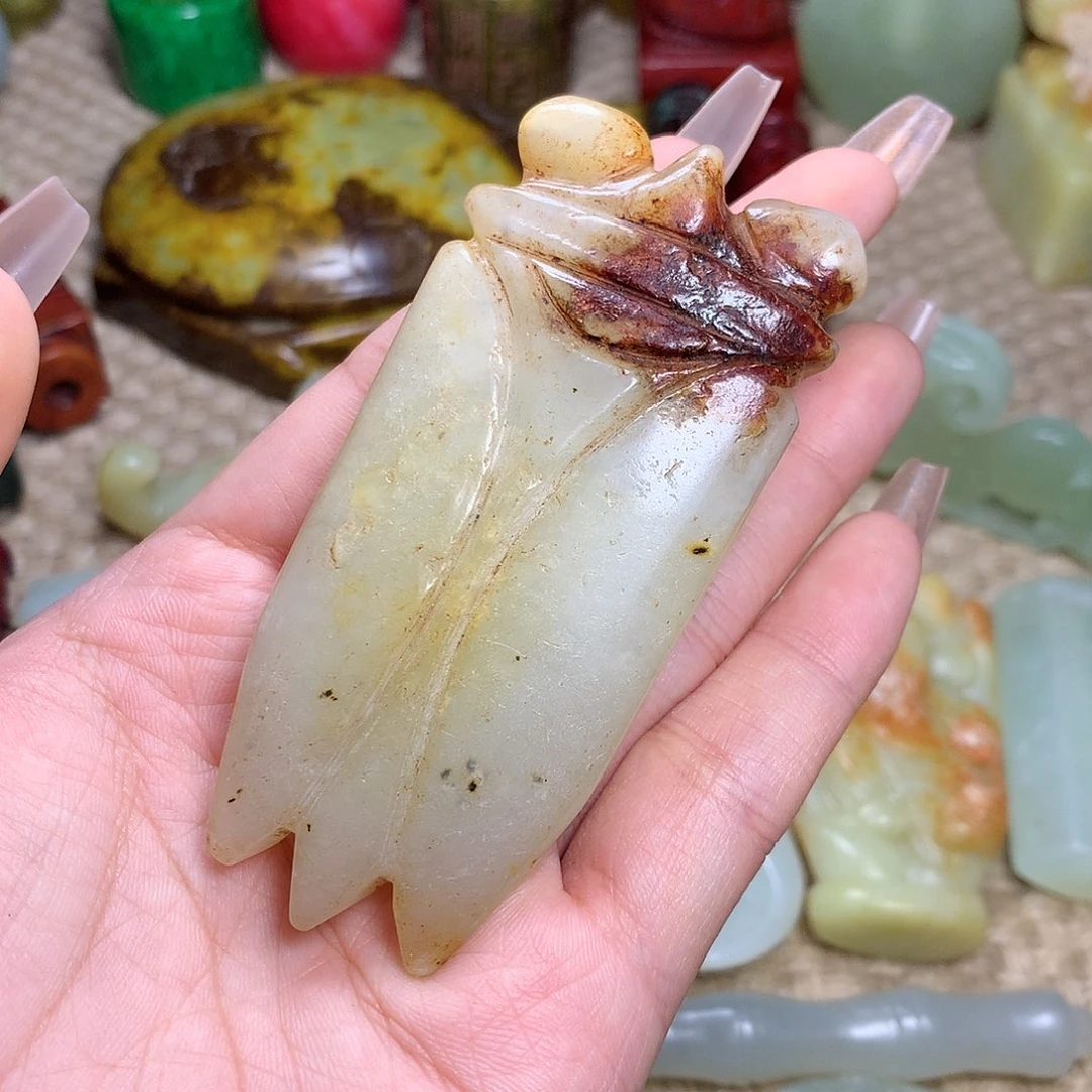 白玉菩提吊坠挂件