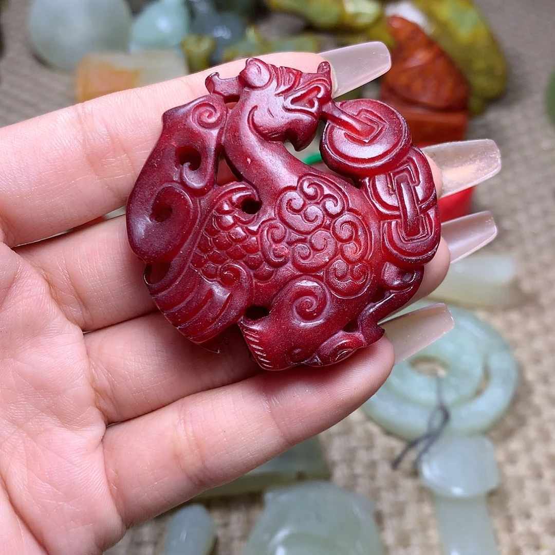 白玉菩提吊坠挂件